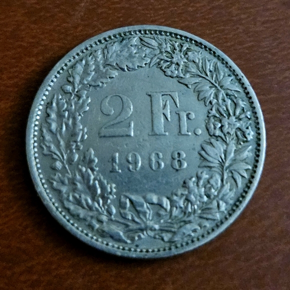 Vintage Swiss coin - Picture 1 of 2